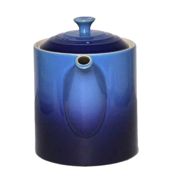 Le Creuset Second Choix Grand Teapot 1.3L - Azure Blue NEW Stoneware - Picture 3 of 3